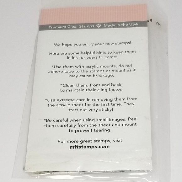 My Favorite Things Clear Photopolymer Stamps Sketched Blooms & Written in Waterc - Picture 3 of 5